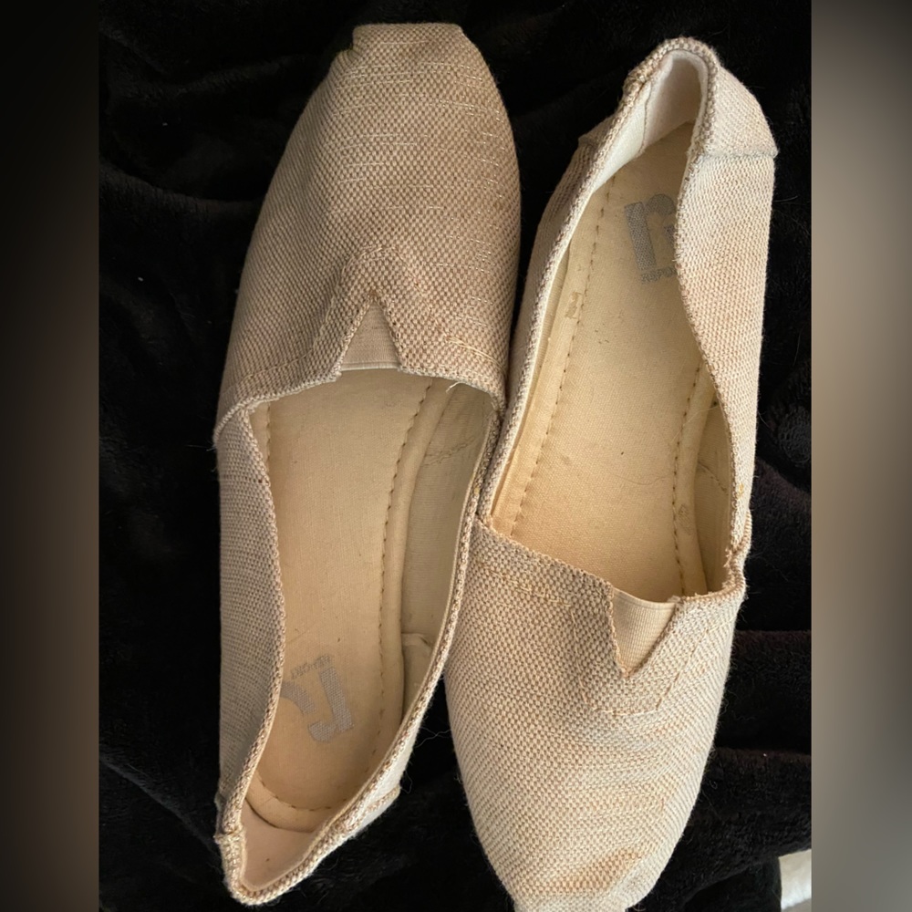 Tan flats.